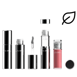 ML8887 ROUND ALUMINUM MAXI SHORT LIPGLOSS - REFILLABLE