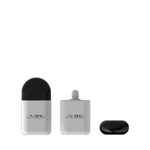 TT8801-C1-PL1 - SOFT SQUARE  TOTTLE + PP ROUNDED CAP – 30ml