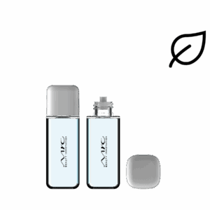 BO8818-PL SOFT SQUARE PET BOTTLE AND PP CAP - REDUCER