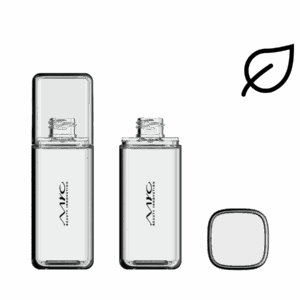 BO8820-PMP SOFT SQUARE PET BOTTLE AND CAP - MONOMATERIAL