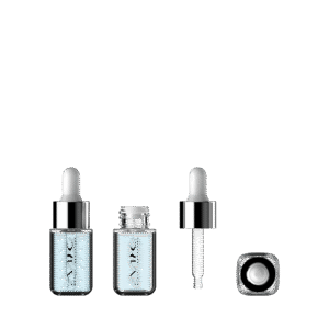 BO8821-DR SOFT SQUARE PET BOTTLE 15ml - DROPPER MONOMATERIAL ALUMINUM COLLAR