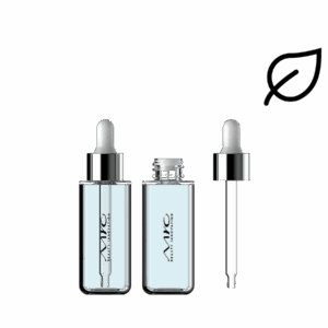 BO8823-DR SOFT SQUARE PET BOTTLE - DROPPER MONOMATERIAL ALUMINUM COLLAR