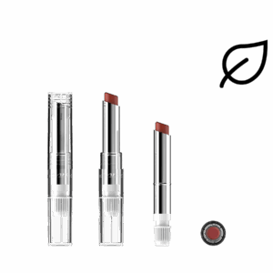 LS8861  ROUND PET SLANTED AIRTIGHT SLIM LIPSTICK - REMOVABLE MECHANISM