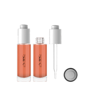 P-BO8802-DR02 GLASS BOTTLE, 30 ml - PP PUSH DROPPER